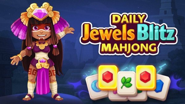 Daily Jewels Mahjong Puzzle