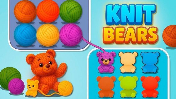 Cozy Yarn Bear Match