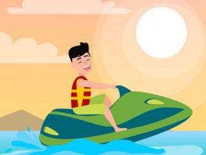 Jet Ski Memory Puzzle