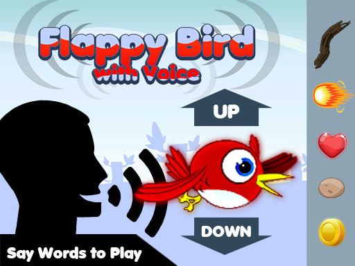 Flappy Bird Voice Control Arcade