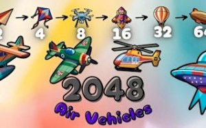 Aviation Merge 2048 Puzzle