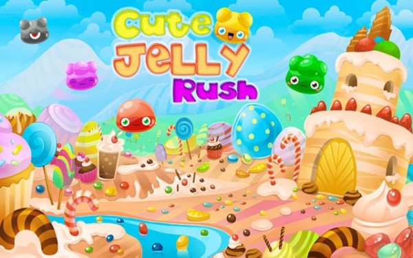 Cute Jelly Rush - Match 3 Puzzle Game