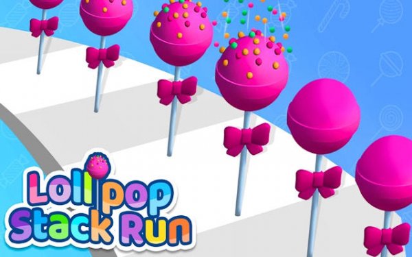 Lollipop Stack Run - Sweet Parkour Adventure
