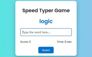 Speed Typer Challenge: Typing Arcade