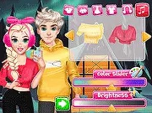 Winter Couple Dress Up Game