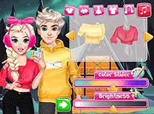 Winter Couple Dress Up Game