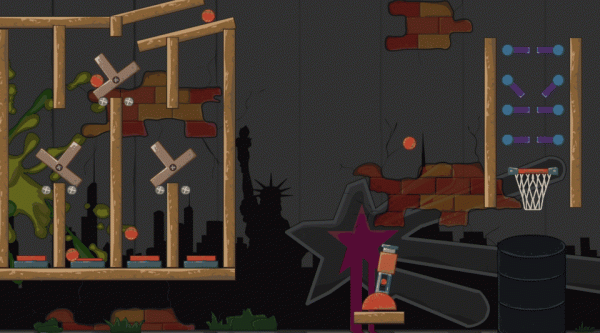 Cannon Basketball Puzzle Game