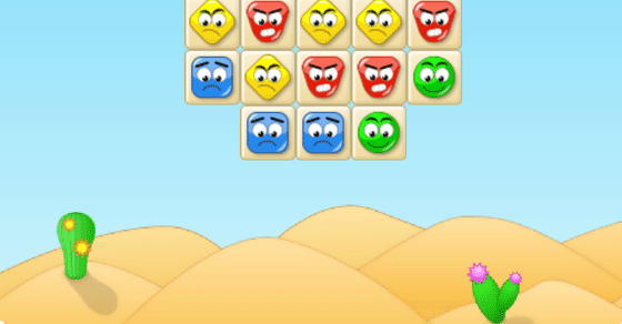 Desert Faces Matching Puzzle